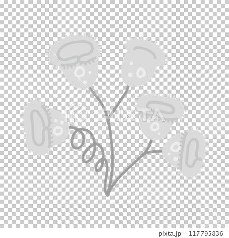 ツリガネムシ・モノクロ 117795836