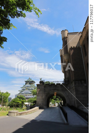 大阪　大阪市中央区　MIRAIZA OSAKA-JO（ミライザ大阪城）と大阪城 117796017