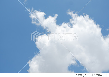 blue sky with cloud. natural background with copy space. 117796702