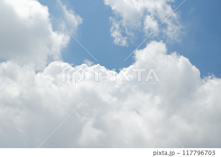 blue sky with cloud. natural background with copy space. blue sky with cloud. natural background with copy space. 117796703