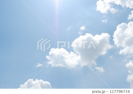 blue sky with cloud. natural background with copy space. blue sky with cloud. natural background with copy space. 117796719