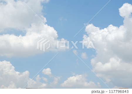 blue sky with cloud. natural background with copy space. blue sky with cloud. natural background with copy space. 117796843