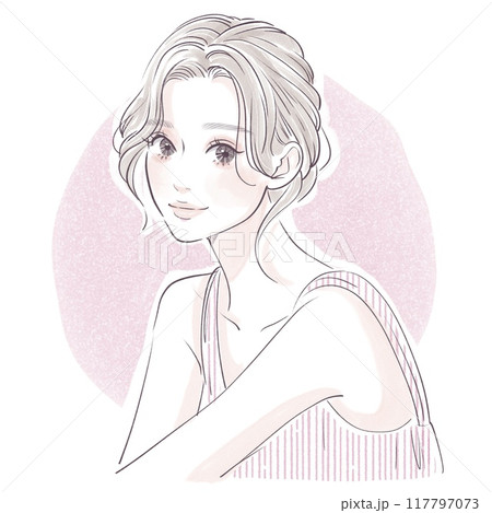 女性・女の子のイラスト素材 女性・女の子のイラスト素材 117797073