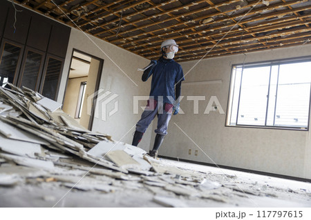 内装解体現場 リノベーション リフォーム 内装解体現場 リノベーション リフォーム 117797615