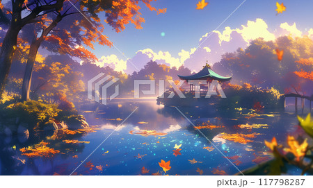 秋の紅葉 117798287