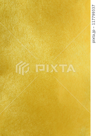 和紙と絹綿による背景素材（無地・ゴールド） 117799337