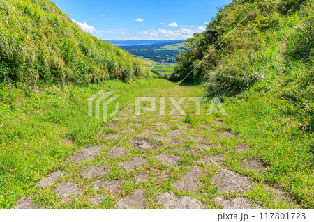 豊後街道 二重峠石畳 117801723