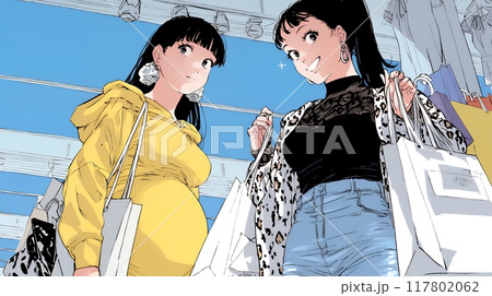 妊娠している若い女性