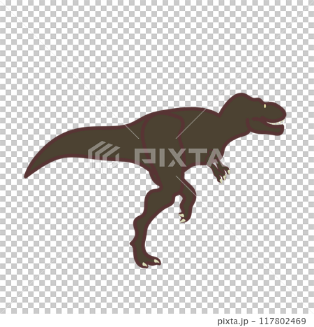 Dinosaur tyrannosaurus illustration 117802469