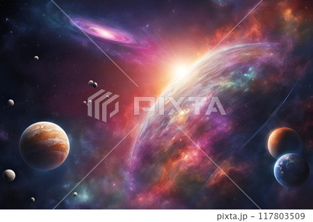 space background. 117803509