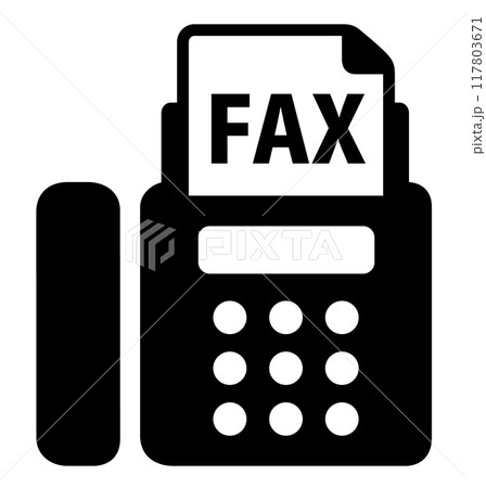 ファックスのアイコン 117803671