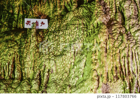 郡上八幡・大滝鍾乳洞　洞内　天の岩戸 117803766