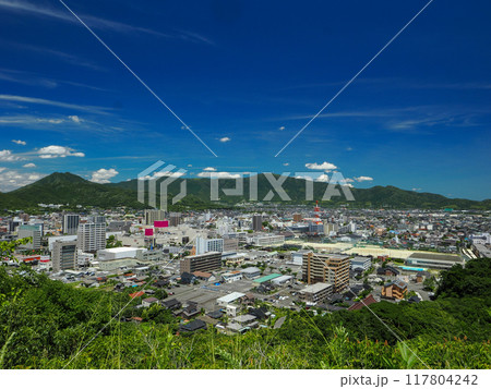 防府市・桑山から見た市街地 117804242