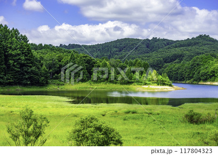 恩原湖　岡山県鏡野町 117804323