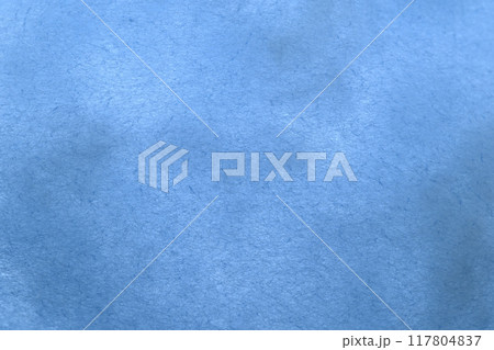 和紙と絹綿による背景素材（水色） 117804837