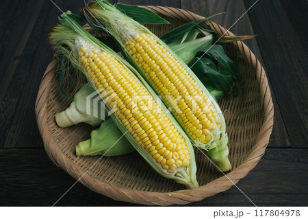夏野菜 トウモロコシ 夏野菜 トウモロコシ 117804978