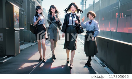 仕事帰りの女子会 117805066