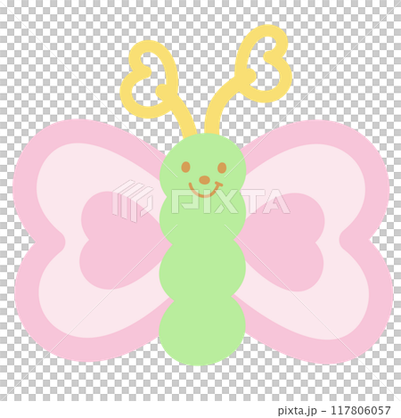 Illustration of pastel butterfly for cartoon character, comic, mascot, animal, cute patches, shirt print, plush toy, kid doll, spring, summer, picnic, zoo, souvenir shop, nature, garden, floral print Illustration of pastel butterfly for cartoon character, comic, mascot, animal, cute patches, shirt print, plush toy, kid doll, spring, summer, picnic, zoo, souvenir shop, nature, garden, floral print 117806057