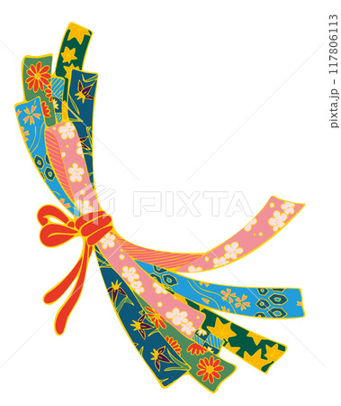 日本伝統文様で描いた束ね熨斗,タイプB 117806113