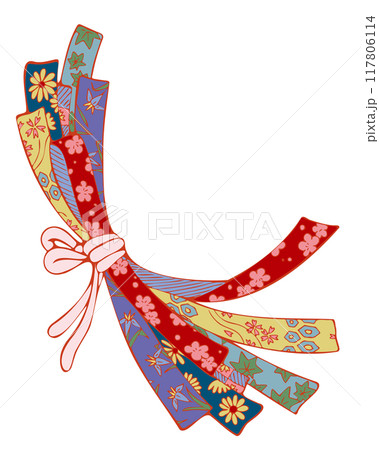 日本伝統文様で描いた束ね熨斗,タイプA 117806114