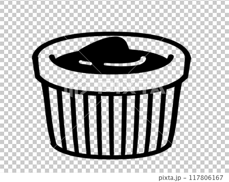 ディップ皿のイラスト素材 ディップ皿のイラスト素材 117806167
