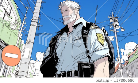 男性警備員