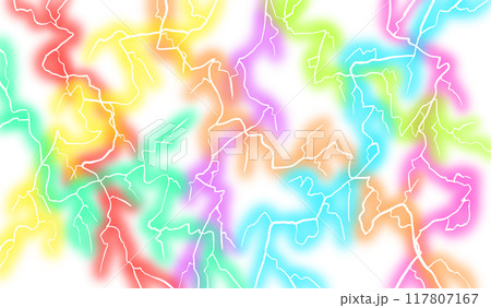 雷パターン(カラフル) 117807167