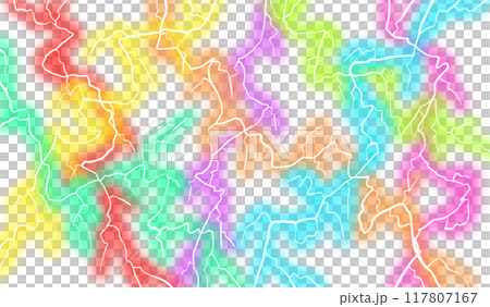雷パターン(カラフル) 117807167