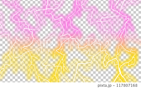 雷パターン(黄色とピンク) 117807168