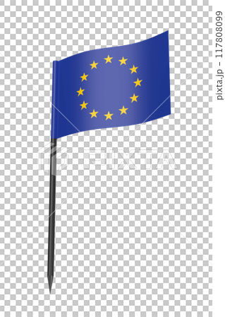 Toothpick with the flag of the European Union Toothpick with the flag of the European Union 117808099