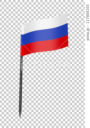Toothpick with Russian flag 117808103