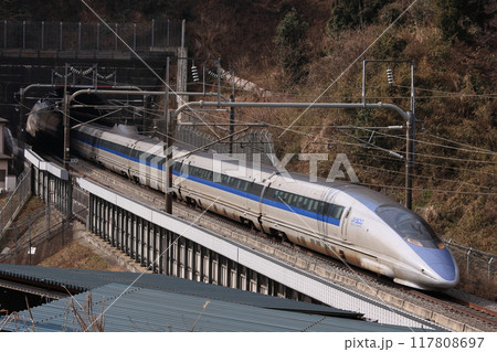 堂々の16両編成で東海道新幹線を駆け抜けた500系新幹線_2010/2/8撮影 堂々の16両編成で東海道新幹線を駆け抜けた500系新幹線_2010/2/8撮影 117808697