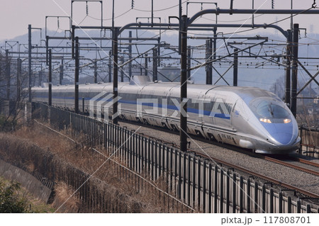 堂々の16両編成で東海道新幹線を駆け抜けた500系新幹線_2010/2/24撮影 堂々の16両編成で東海道新幹線を駆け抜けた500系新幹線_2010/2/24撮影 117808701