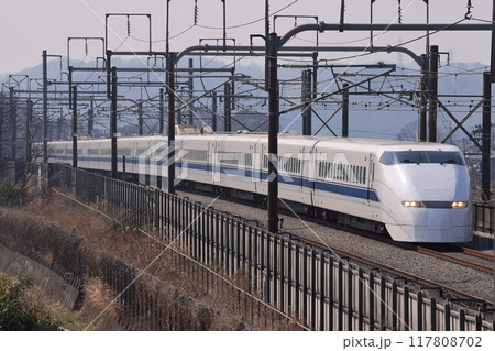 長大編成で東海道新幹線を疾走する300系新幹線_2010/2/24撮影 長大編成で東海道新幹線を疾走する300系新幹線_2010/2/24撮影 117808702