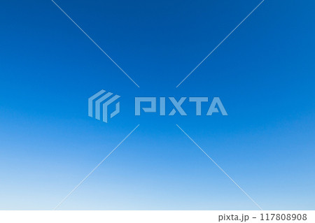 blue sky with no clouds 117808908