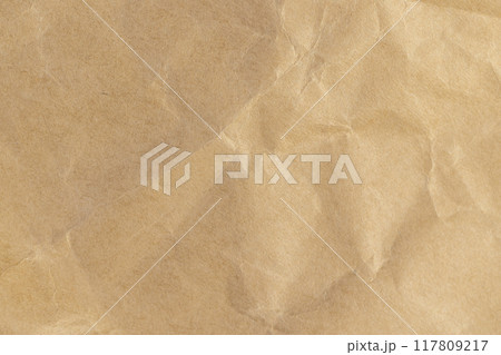 old paper bag for goods made of recycled paper 117809217