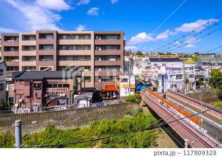 日本の横浜都市景観 8月。SOTETSU 和田町駅前の和田町商店街などを望む=令和6年8月24日 日本の横浜都市景観 8月。SOTETSU 和田町駅前の和田町商店街などを望む=令和6年8月24日 117809328
