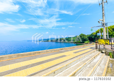 夏の千綿駅 長崎県東彼杵郡 夏の千綿駅 長崎県東彼杵郡 117810102