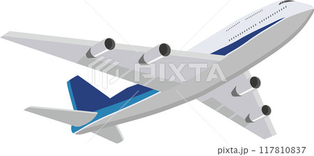 飛行機　青 117810837