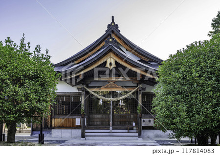 久田神社　拝殿　岡山県鏡野町 117814083