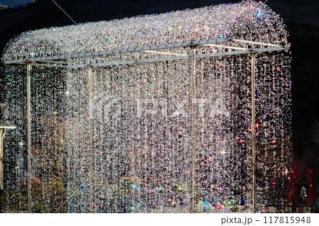 箱根のクリスマスのイルミネーション 117815948