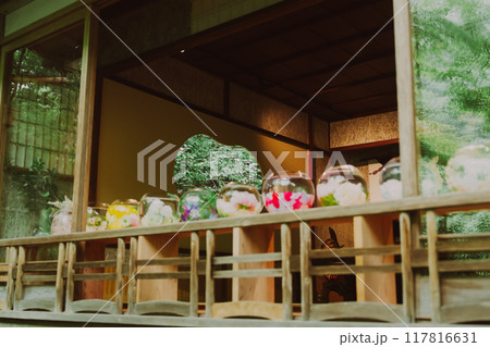 京都の嵐山祐斎亭の庭園 京都の嵐山祐斎亭の庭園 117816631