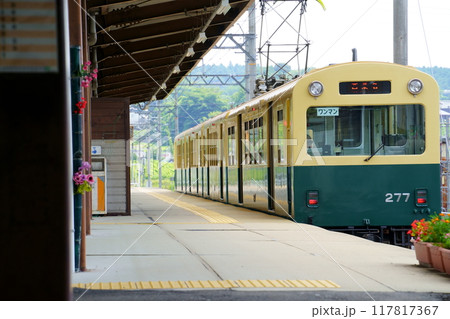 阿下喜駅に停車中の車両/三岐鉄道北勢線(三重県いなべ市) 阿下喜駅に停車中の車両/三岐鉄道北勢線(三重県いなべ市) 117817367