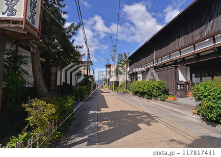 諏訪大社下社　秋宮　街並み 117817431