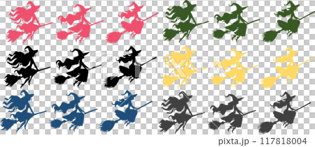 Witch illustration (Halloween) 117818004