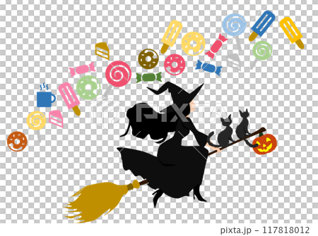 女巫插圖（萬聖節） 117818012