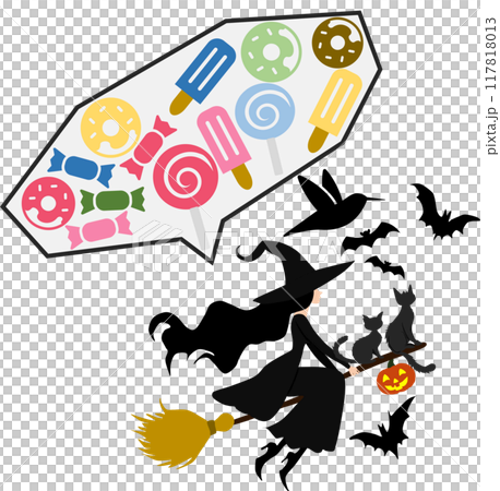 Witch illustration (Halloween) Witch illustration (Halloween) 117818013