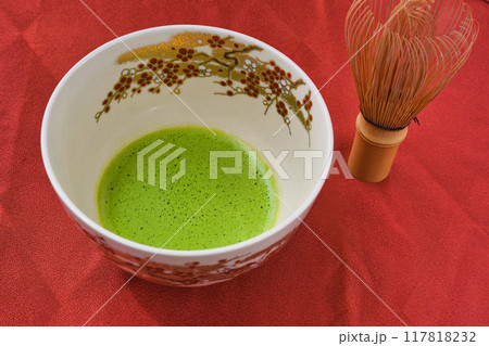 日本の茶道 茶碗と茶筅 日本の茶道 茶碗と茶筅 117818232