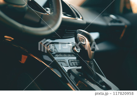 Automatic transmission gear of modern car 117820958
