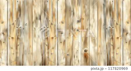 Light wooden vertical panels texture 117820969